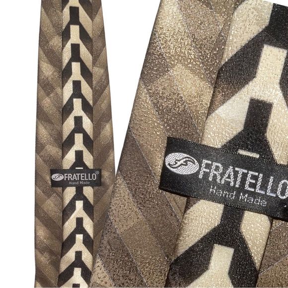 Fratello hand-made silk necktie - Picture 2 of 4